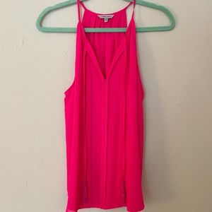 Hot Pink Tank w/ tassels